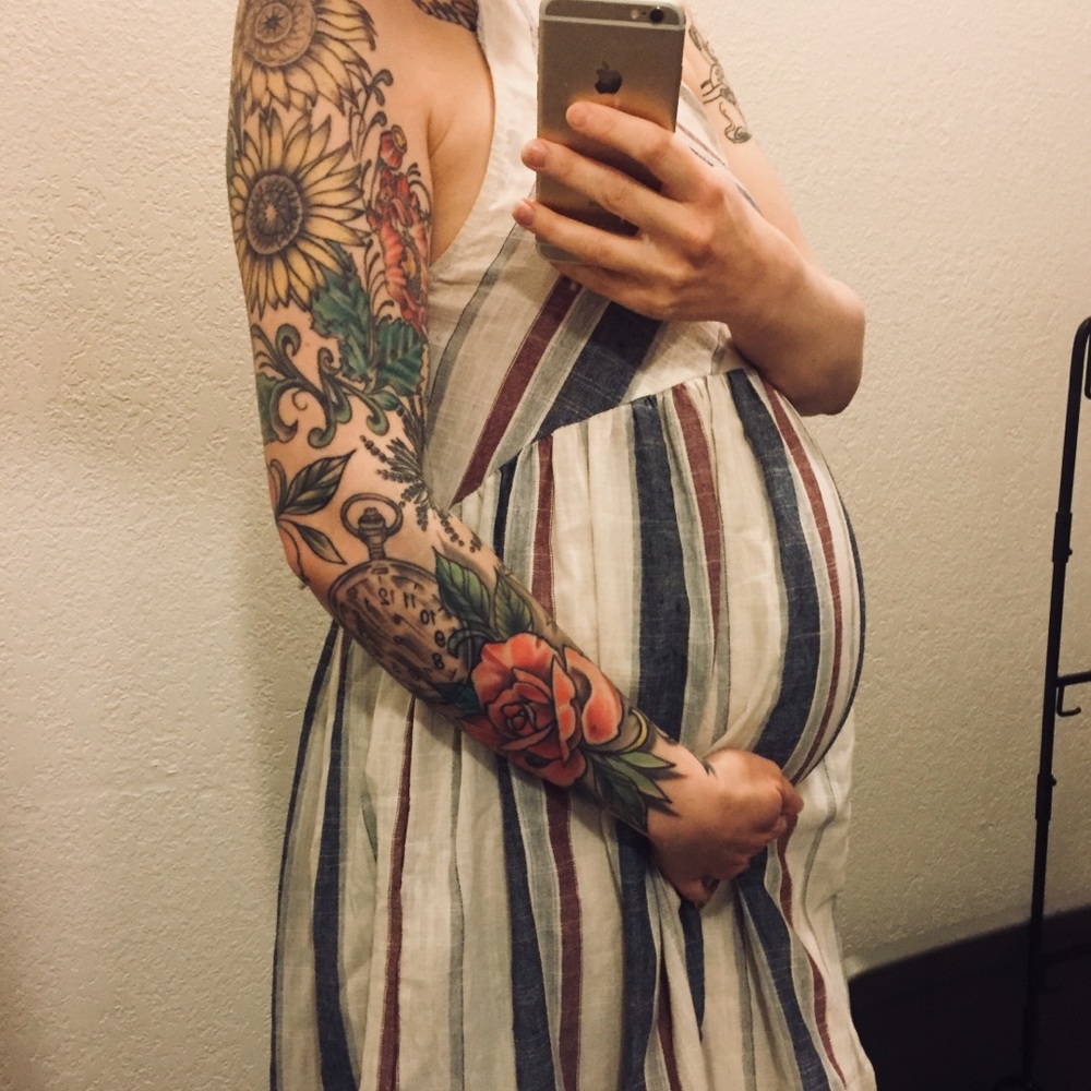 PinkBlush Maternity Sun Dress Medium